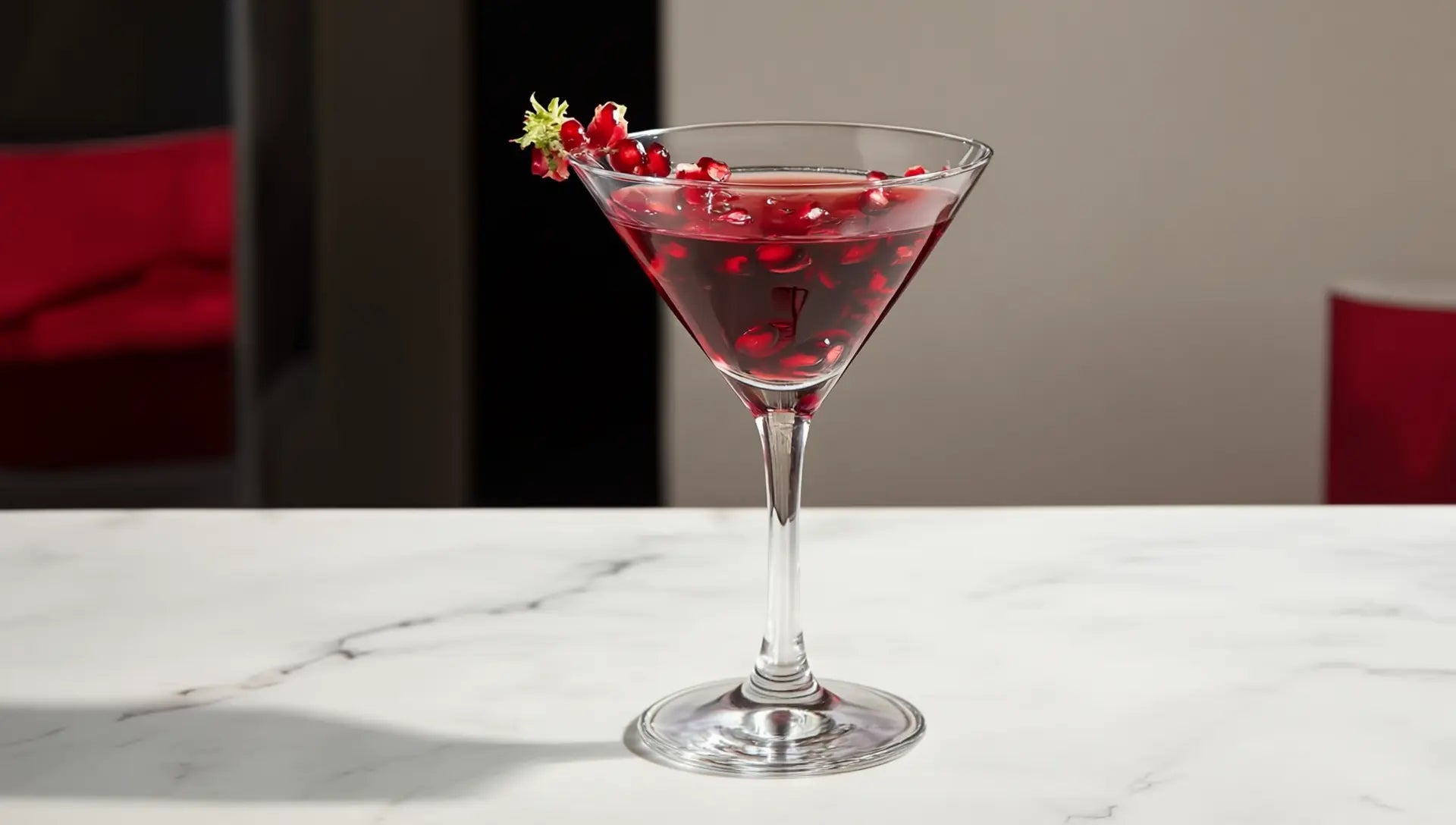 Crimson Pomegranate Martini