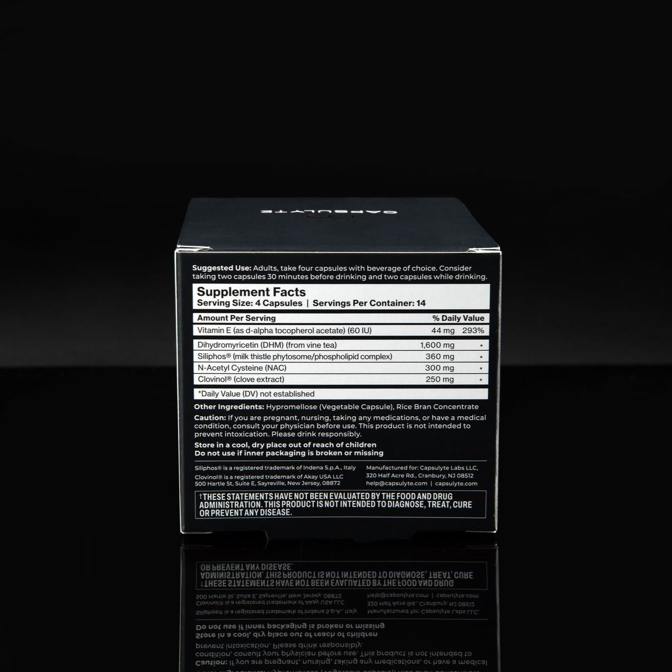 PREGAME supplement label
