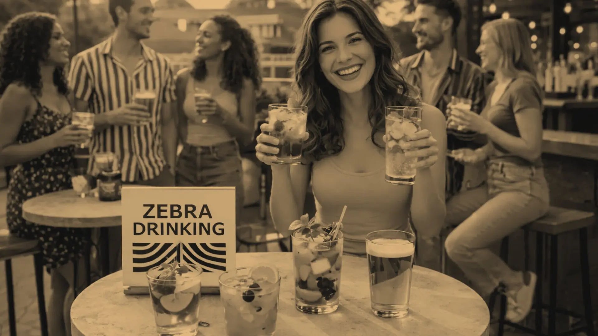 What Is Zebra Striping? Gen Z’s Drinking Hack for Hangover-Free Nights